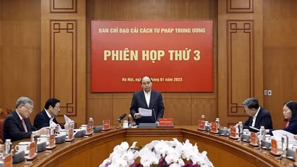 Chủ tịch nước chủ trì Phiên họp thứ 3 Ban Chỉ đạo  cải cách tư pháp Trung ương