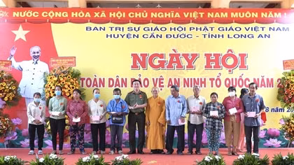 Đơn vị điểm của tỉnh Long An tổ chức Ngày hội toàn dân bảo vệ ANTQ