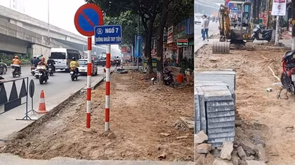 Hà Nội dừng thi công đào lòng đường, vỉa hè từ ngày 16/1/2024