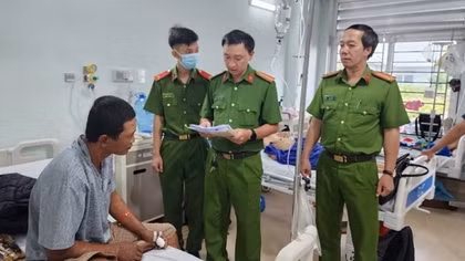 Bắt tạm giam đối tượng chém Trung tá Công an cùng 2 dân phòng khi đang thi hành công vụ