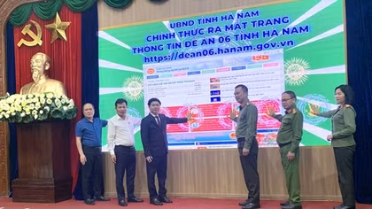 Nhiều kết quả nổi bật trong triển khai thực hiện Đề án 06 ở tỉnh Hà Nam