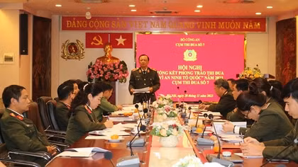 Cụm thi đua số 7 - Bộ Công an hoàn thành vượt mức nhiều chỉ tiêu quan trọng