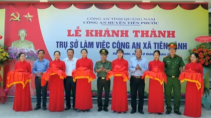 Khánh thành trụ sở Công an xã đầu tiên tại Quảng Nam