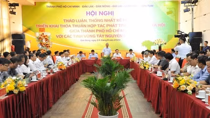 TP Hồ Chí Minh và Tây Nguyên hợp tác phát triển