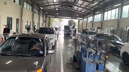 Hai trung tâm đăng kiểm ở Hà Nội được hoạt động trở lại