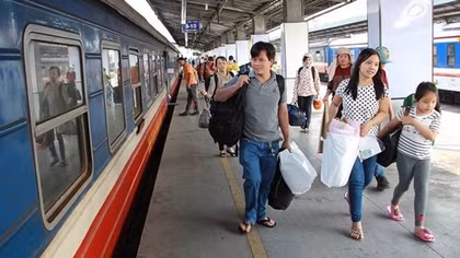 Đường sắt tăng nhiều tàu đi Thanh Hóa, Vinh dịp lễ Quốc khánh