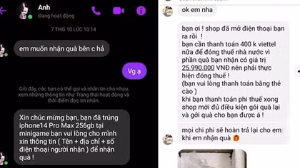 Độc chiêu lừa trẻ em, học sinh trúng thưởng Iphone đắt tiền