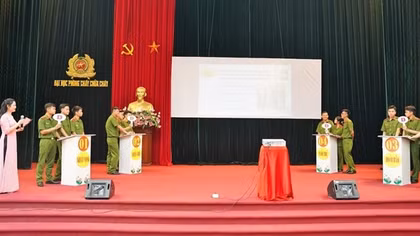 Học viên Đại học PCCC với Hội thi “Học tập và làm theo tư tưởng, đạo đức, phong cách Hồ Chí Minh”