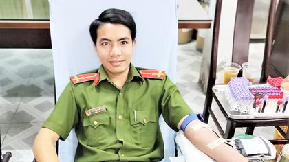 Cán bộ đoàn năng động, hơn 20 lần hiến máu tình nguyện