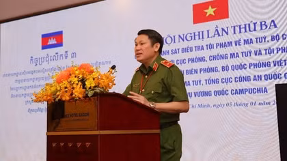 Việt Nam và Campuchia triệt phá nhiều chuyên án vận chuyển vào Việt Nam hàng tấn ma túy