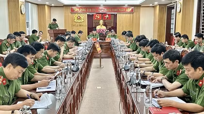 Khảo sát công tác lấy lời khai, hỏi cung bị can trong lực lượng Cảnh sát điều tra