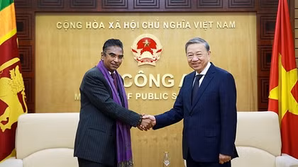 Việt Nam - Sri Lanka nâng cao năng lực hợp tác phòng, chống tội phạm