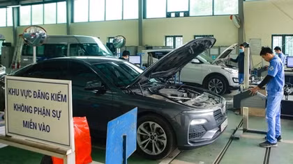 Dự kiến thu 50.000 đồng với ôtô miễn kiểm định lần đầu