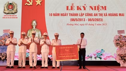 Công an thị xã Hoàng Mai: Nỗ lực đảm bảo ANTT vì bình yên của nhân dân