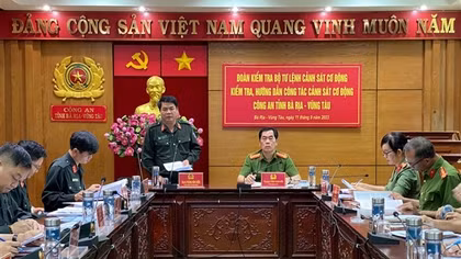 Hướng dẫn nghiệp vụ CSCĐ tại Công an tỉnh Bà Rịa-Vũng Tàu