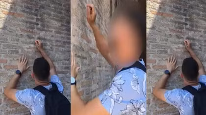 Du khách khắc tên mình và người yêu ở Colosseum đối mặt mức án 5 năm tù