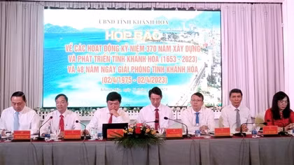 Nhiều hoạt động nổi bật kỷ niệm 370 năm xây dựng và phát triển tỉnh Khánh Hòa