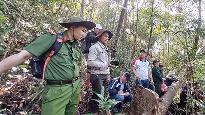 Kỳ 3: Vì màu xanh của rừng, máu chiến sĩ Công an đã đổ