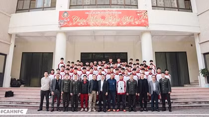 CLB bóng đá Công an Hà Nội chú trọng đào tạo trẻ