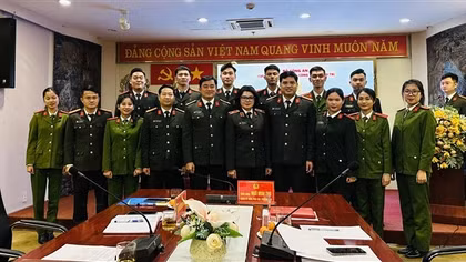 Gặp mặt đoàn đại biểu CAND dự Đại hội đại biểu toàn quốc Hội Sinh viên Việt Nam lần thứ XI