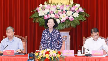 Thường trực Ban Bí thư giao ban với Bí thư các tỉnh, thành ủy