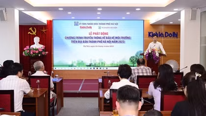 Phát động chương trình truyền thông về bảo vệ môi trường 2023