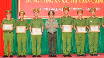 Vĩnh Long đẩy mạnh xây dựng Công an xã, thị trấn