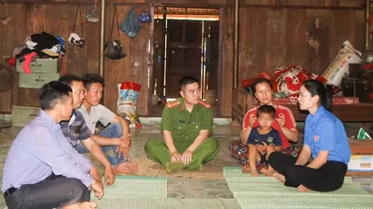 Công an xã chính quy góp phần giữ vững an ninh trật tự ở vùng cao