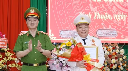 Đại tá Lê Quang Nhân giữ chức vụ Giám đốc Công an tỉnh Bình Thuận