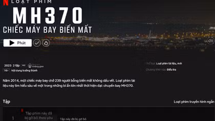 Netflix đã gỡ nội dung vi phạm liên quan đến phim “MH370: Chiếc máy bay mất tích”