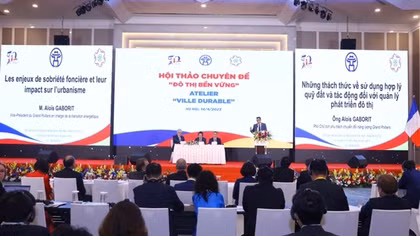 Phát triển đô thị bền vững theo hướng xanh sạch, thân thiện với môi trường