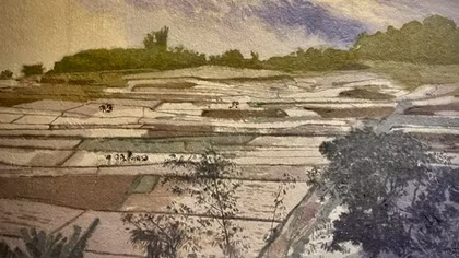 “Sắc dó 4” của họa sĩ Vũ Thái Bình
