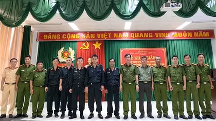 Huấn luyện Tiểu đoàn Cảnh sát cơ động dự bị chiến đấu