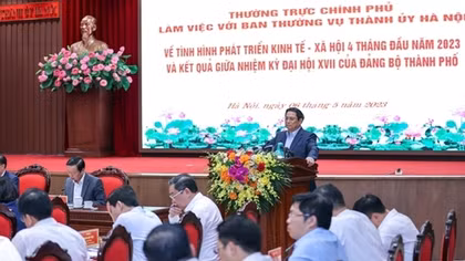 Thủ tướng: Hà Nội cần đẩy mạnh phân cấp, phân quyền gắn với phân bổ nguồn lực