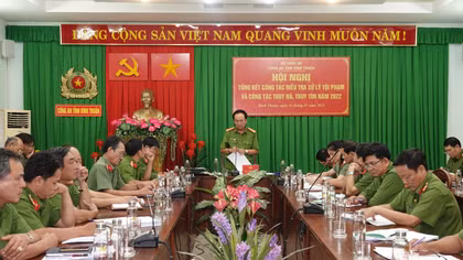Công an Bình Thuận nâng tỷ lệ khám phá án về TTXH đạt trên 92%