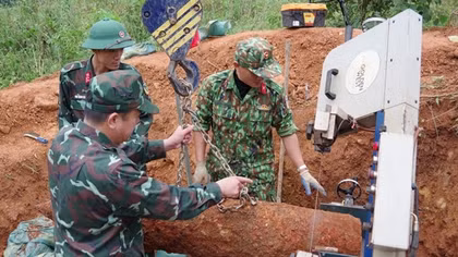 Xử lý 2 quả bom “khủng” còn sót lại sau chiến tranh