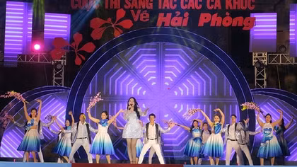 Trao thưởng cho 9 tác phẩm đoạt giải Cuộc thi sáng tác các ca khúc về Hải Phòng