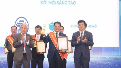 Hà Nội nhận giải thưởng Thành phố hấp dẫn Khởi nghiệp Đổi mới sáng tạo