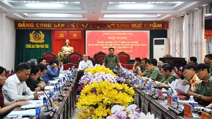 Công an Phú Yên lấy ý kiến đóng góp 5 dự án Luật do Bộ Công an chủ trì soạn thảo