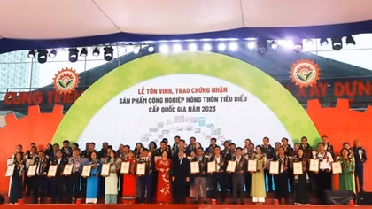 Tôn vinh 173 sản phẩm công nghiệp nông thôn tiêu biểu cấp quốc gia năm 2023
