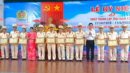 Trại giam Kênh 7 kỷ niệm 45 năm thành lập