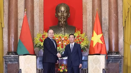 Làm sâu sắc hơn quan hệ hữu nghị truyền thống Việt Nam-Belarus