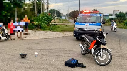 Va chạm với xe đạp điện, người đi xe máy tử vong