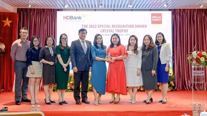 HDBank tiếp tục nhận giải thưởng chất lượng thanh toán quốc tế xuất sắc