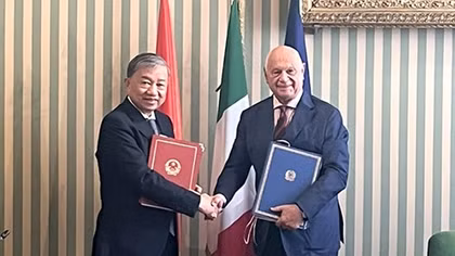 Việt Nam - Italy nâng cao năng lực hợp tác phòng, chống tội phạm