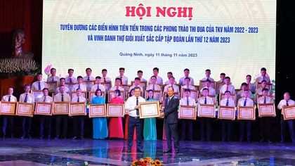 Nhiều điển hình tiên tiến, thợ giỏi giúp TKV hoàn thành xuất sắc nhiệm vụ