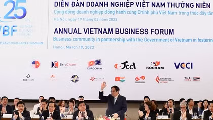 Thủ tướng dự Diễn đàn doanh nghiệp Việt Nam thường niên về tăng trưởng kinh tế xanh