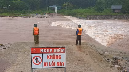 Quảng Bình lại ngập, nhiều nơi bị chia cắt
