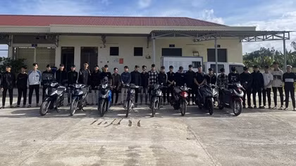 Xử lý hàng chục thanh, thiếu niên “đại náo” đường phố