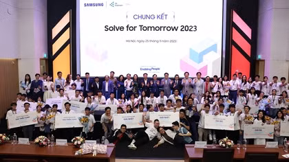 Samsung Việt Nam công bố kết quả cuộc thi Solve For Tomorrow